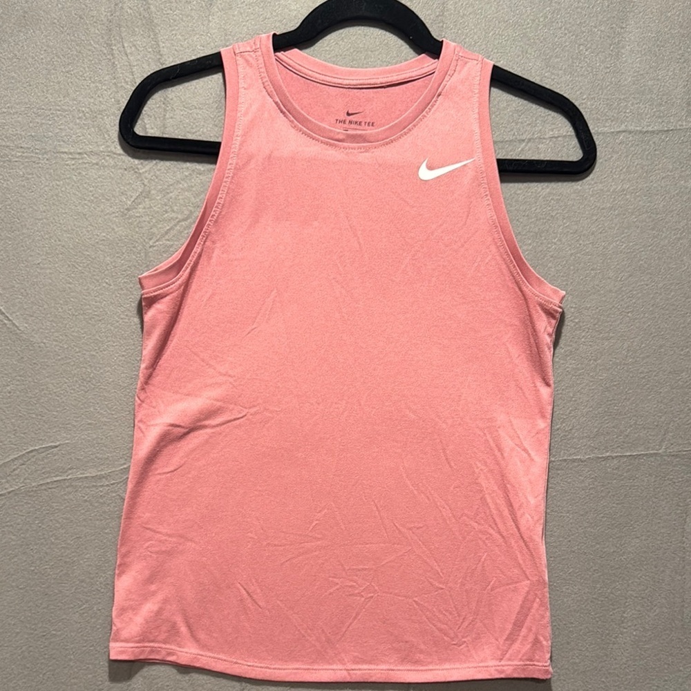 Nike Pink Fitted Tank Top